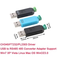 5-1Pcs USB To RS485 RS-485 Converter Adapter Serial Port Support Win7 XP Vista Linux Mac OS WinCE5.0