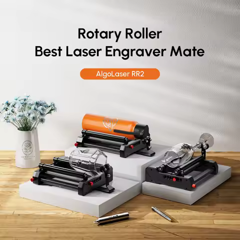 Algolaser Laser Rotary Roller Laser Engraver Y-axis Roller 360° Rotating for 6-150mm Engraving Diame