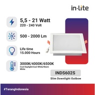 In-Lite INDS602S Inbow Box – Slim LED Downlight 7.5W to.d. 21W