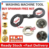11.11 Promo ( Free Nut ) Washing Machine Tools Nut Wrench 36mmx38mm ( Spannar)