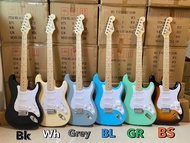 กีต้าร์ไฟฟ้า ST-sss Siam music มี 6 สีให้เลือก แถมฟรีสายแจ็คคันโยกและกระเป๋า