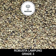 GREEN BEAN BIJI KOPI MENTAH ROBUSTA LAMPUNG GRADE 3 - 1 KG