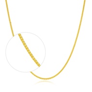 CHOW TAI FOOK 999.9 Pure Gold Chain Necklace - F195221