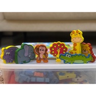 Wooden Jungle Animals Puzzle