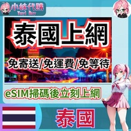 【現貨+開發票】小妹代購 立刻取得 eSIM 虛擬卡 虛擬SIM卡 網路卡 上網卡 流量 吃到飽 泰國 DTAC