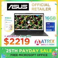 【Free MS Office】Asus Vivobook S15 OLED BAPE Edition | K5504VA-MA262W | 15.6" OLED 2.8K (2880X1620) | Intel Core i9-13900H | Intel Iris Xe | 16GB RAM | 1TB SSD | Win11 Home | 2Y ASUS Warranty