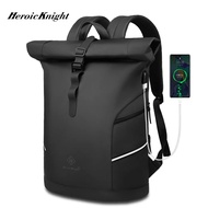 Heroic Knight Travel Backpack Laptop Backpack Men 15.6 Inch With USB Charging Port Bike Backpack Anti-Theft Hiking Backpack Work