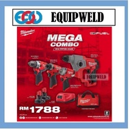 MILWAUKEE FUEL M12 FPP3N-402B MEGA COMBO 4 IN 1 FIWF12-0 1/2" IMPACT WRENCH FPD-0 HAMMER DRILL FID-0 CH-0 1788 RM1788