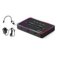 (TIPM) M.2 NVMe/ Sata Duplicator Dual-Bay Offline Clone 20Gbps NVME Docking Station One-Key Offline