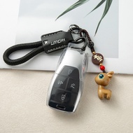 Beijing bj40 Key Cover x7/bj30/bj60 Extra Range/bj20/bj40e New Transparent Car Shell Buckle Ultra-Th