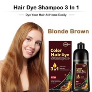 Shampoo, black hair color 3, 1500 ml, hair dye, professional shampoo, white hair dye