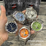 100% ORIGINAL CASIO G-SHOCK GM-2110D G-STEEL metal bezel and band update.