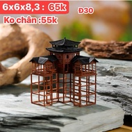 TRI 3D printed house model for miniatures, decorations, terrariums