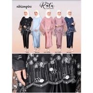 [READY STOCK]💞Set Ratu Kurung Pario 3in1 Satin 9109 Baju Kurung Moden Batwing KurungRatu Kurung ParioBridesmaid