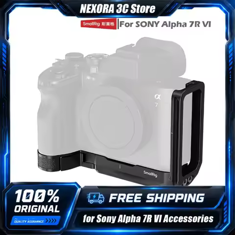 SmallRig A7R VI L-Shaped Mount Plate for Sony Alpha 7R VI Quick Transitions Between Horizontal and V