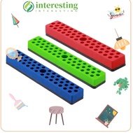 INTERESTING Magnetic Hex Bit Holder Organizer, 43 Holes Solid Color Screwdriver Bit Storage Organize