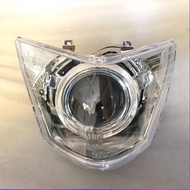 ไฟหน้า LED Laser Lens Ghost Fire 1 Gen 75W APP Blue สำหรับรถจักรยานยนต์ ไฟหน้าแบบแยกแยะ ไฟเล็มแสง ไฟ