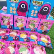 ขนมลูกอมน้ำตาลแกะ ทัลโกนา SQUID GAME ขนาด 20 กรัม ขนมน้ำตาลแกะ  1ซอง 1ชิ้น / 1กล่อง มี 20 ซอง 🐝
