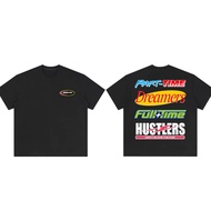DBTK Series - dreamer - Unisex Cotton Shirt Black and White Casual Crew Neck T-Shirt COD
