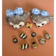 Adorable Blue Duffy Plush Shoe Charms – Perfect Fit for Crocs-Style Clogs