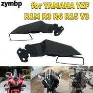 for YAMAHA YZF R1M R3 R6 R15 V3 Motorcycle Winglet Side Wind Flow Deflector Cover Fixed Wing Rearvie