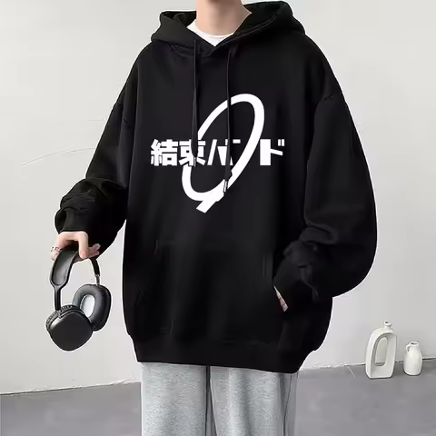 Anime Cos BOCCHI THE ROCK! Hoodie Kessoku Band Logo Couples Hoodies Goto Hitori Ijichi Nijika Cospal