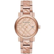 【吉米.tw】全新正品 BURBERRY 玫瑰金手錶 英倫時尚格紋腕錶 經典潮流風手錶 男錶女錶 BU9039 0623