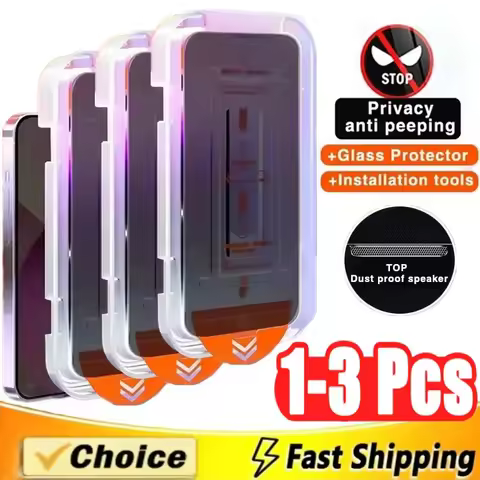 1-3Pcs Dust Free Installation Privacy Screen Protector For Xiaomi 13T Redmi Note 13 12 11 10 9 8 14C