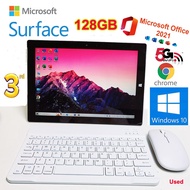 Microsoft Surface3 128GB Intel X7 Z8700 Laptop 10.8'' FHD Touch X86 2 in 1 Tablet Windows11 PC WiFi 