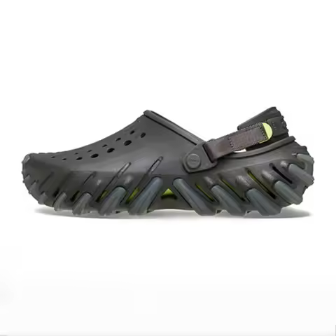 Crocs Echo Lacey RO Clog: Stylish and Comfortable Outdoor Clogs with 3–5 cm Heels, Men's Black 21145