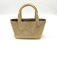 由西陣織和織錦面料製成的日本圖案迷你包