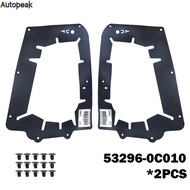 Left & Right 2pcs For Toyota 08-17 Sequoia 07-13 Tundra Radiator Support Heater Splash Heat Air Shie