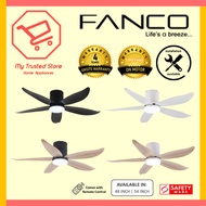 FANCO CO-FAN Rito 5 SMART DC Motor 5 Blade Ceiling Fan with 3 Tone LED Light Kit and Remote Control or Smart Apps WIFI