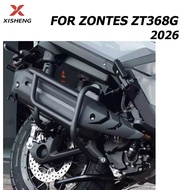For ZONTES ZT368G 368G 2026 Modified Exhaust Cover, Rear Exhaust Pipe, and Rear Skid Plate