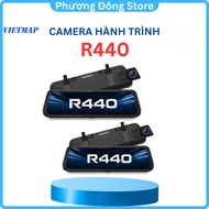 VIETMAP R440 dash cam Traffic warning with 9.66 edge-to-edge IPS mirror screen" - Genuine product