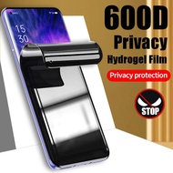 Privacy Full Curved Screen Protector For Oppo Reno 9 8 7 6 5 4 3 2 Pro Plus Hydrogel Film For Oppo Reno 8Z 8T 7Z 7SE 5F 5K 2F Anti Spy Film