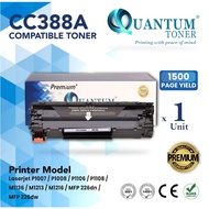 QUANTUM Compatible Toner 88A CC388A for HP LaserJet Pro P1007 P1008 P1106 P1108 M1136 M1213 M1216 MF