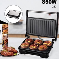 【BAI】-Electric Waffle Sandwich Maker Small Steak Grill Heating Electric Baking Pan Toaster Light Foo