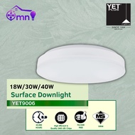YETPlus Surface Downlight YET9006 LED Lamp Light Ceiling Round 吸顶灯 - White (12W/18W/30W/6500K/3500K)