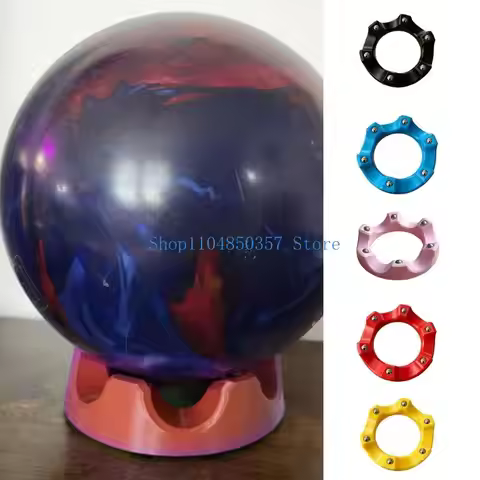 Portable Bowling Ball Stand With 360 Degree Swivels Base Bowling Ball Maintenance Station Bowling Eq