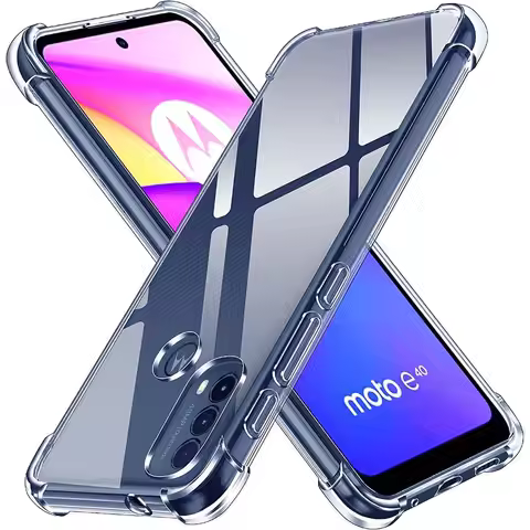 1.5MM Thick Air-Bag Clear Case For Motorola Moto E20 E30 E40 E22 E22i E22s E32 E32s E6 Play E6s E7 P
