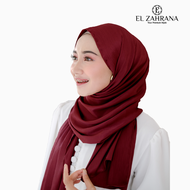 El Zahrana Hijab Pashmina Pesta/Wisuda/Pengantin Mewah Pasmina Polos Aeris Shawl