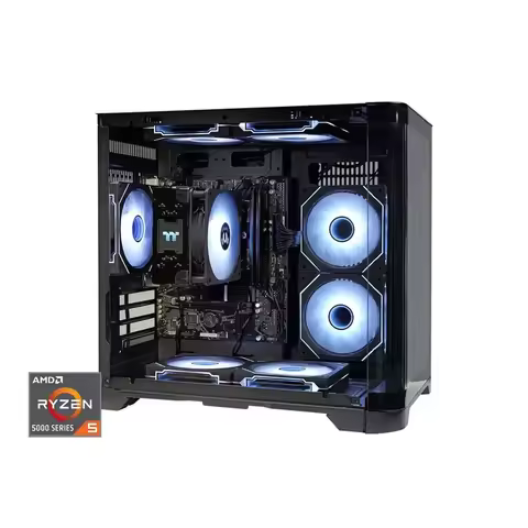 aotesier Gaming pc Desktop Ryzen 5 5600GT 3.9GHz 16GB(8G*2) DDR4 3200 1T NVME SSD ARGB 6 Fans Win 11