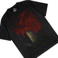 KATUN Meguro T-Shirt Combed Cotton 24s Round Collar Teenagers and Adults Black Unisex Men Women Mate