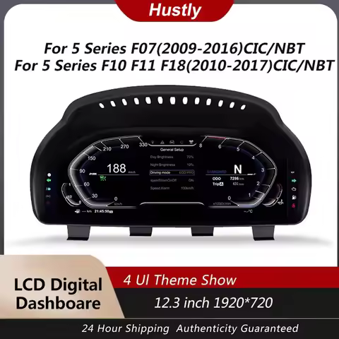 Cluster Digital Dashboard For BMW 5/6/7 Series X3/X4/X5/X6 F01 F07 F10 F15 F16 F18 F25 F26 Speedomet