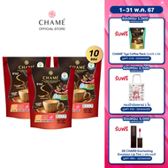 CHAME’ Sye Coffee Pack 3 king (10  ซอง) 3 แพ๊ค กาแฟทางเลือกเพื่อสุขภาพ ผสาน 3 สมุนไพรจักรพรรดิ (ถังเช่า เห็ดหลินจือโสม)