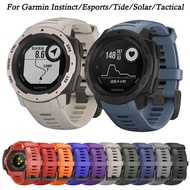 Suitable for Garmin Instinct/Sports/Tide/Solar/Garmin Instinct silicone replacement strap