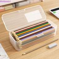 USNOW1 Storage Box, High-quality Large Capacity Pencil Holder, Convenient Transparent Durable Plasti