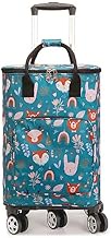5WHEEL SHOPPING TROLLEY FOR MARKET WITH THERMAL RETRACTABLE FOLDING GROCERY SHOPPING/MARKETING (Gree