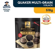 Quaker Oats Five Black Multigrain (518g) 桂格五（5）黑混合即食燕麦片 (518g) / Quaker Oat 5 Bijirin Hitam 518g